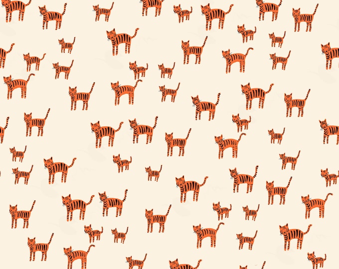 Catnap -- (RS4132 12) Tiger Stripes in Orange by Alexia Marcelle Abegg