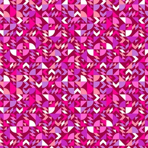 Mixtape by Libs Elliot for Andover Fabrics - Come on Over in Violet - Fat Quarter