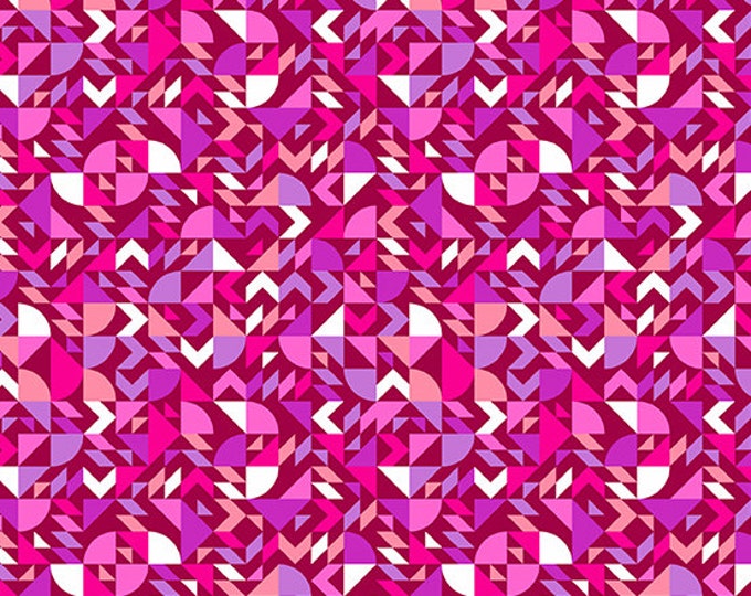 Mixtape by Libs Elliot for Andover Fabrics - Come on Over in Violet - Fat Quarter