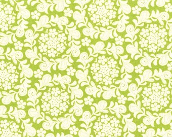 Strawberry Moon bySandi Henderson for Michael Miller - Petite Henna Garden in Grass - Fat Quarter