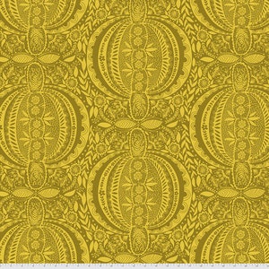 Love Always by Anna Maria Horner Fabrics for Free Spirit Fabrics - Fat quarter of Propagate in Golden