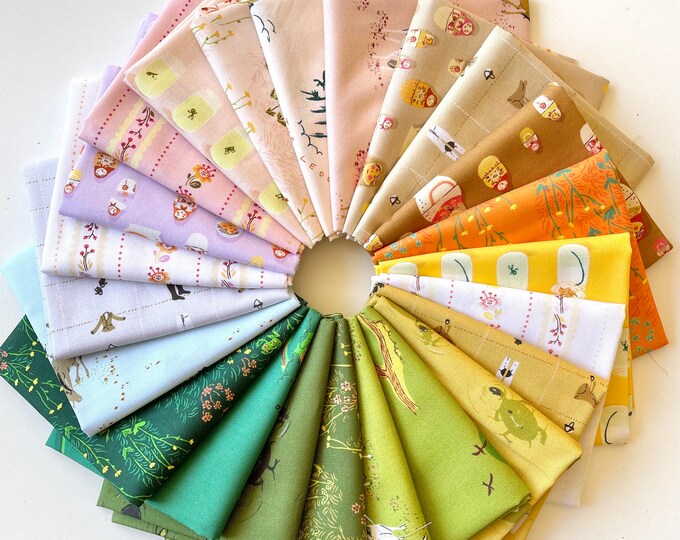 West Hill by Heather Ross -- Fat Quarter Bundle of all 23 Prints
