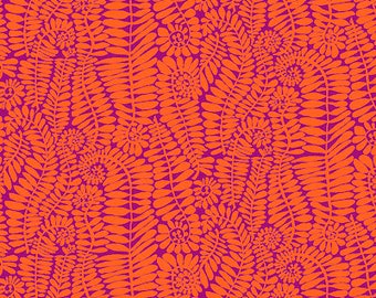 Kaffe Fassett Collective August 2022 -- Fat Quarter of Kaffe Fassett Fronds in Orange