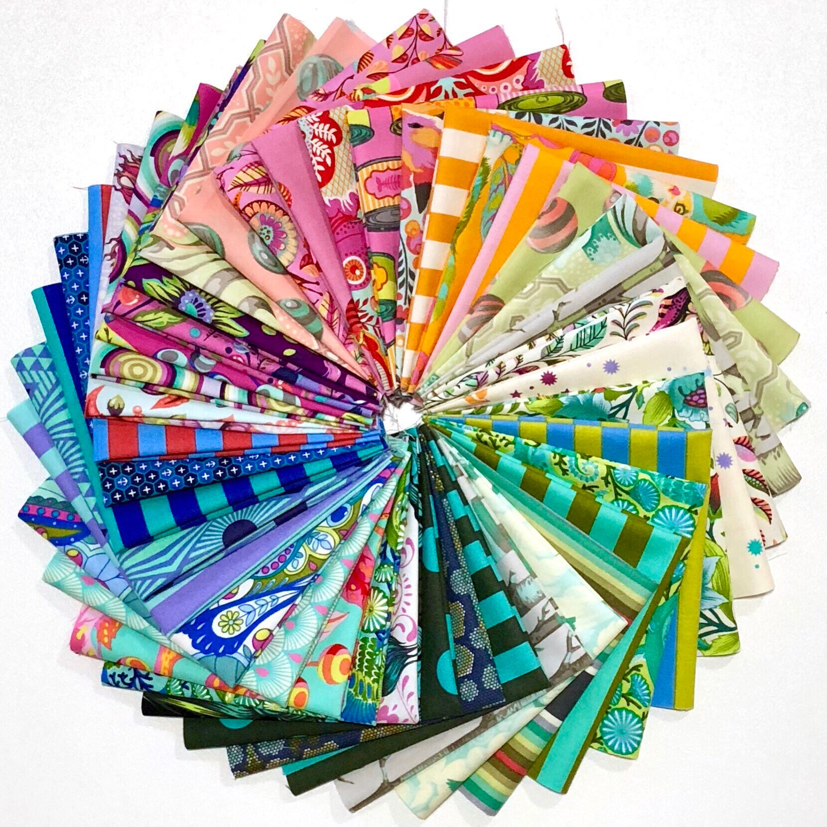 Layer Cake (10 inch square of Miscellaneous Tula Pink fabrics as Per