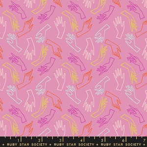 Adorn by Rashida Coleman Hale -- Gesture in Kiss(RS1021-12) by Ruby Star Society for Moda -- Fat Quarter