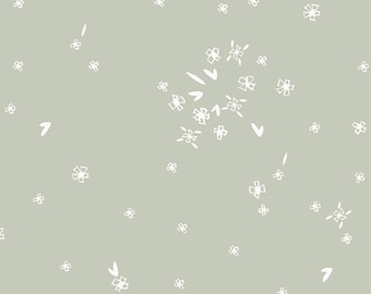 First Light in Tiny Flowers in Wool (RS045-12) by Ruby Star Society for Moda -- Fat Quarter