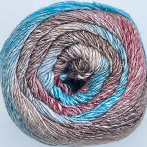 Noro Akari – 200 g (480 m), Kammgarngewicht – Farbgebung Nr. 34 Yukohasi