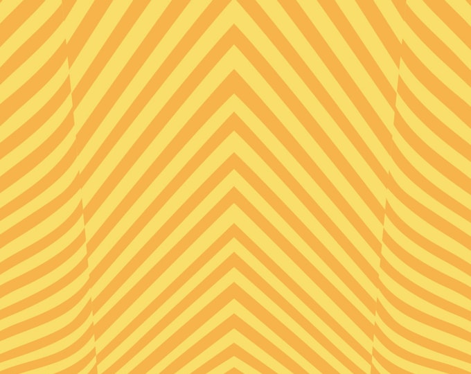 Fat Quarter Lazy Stripe in Amber - Tula Pink's True Colors 2015 for Free Spirit Fabrics