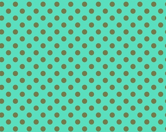 Fat Quarter Pom Poms in Agave  - Tula Pink's All Stars Fabric for Free Spirit Fabrics
