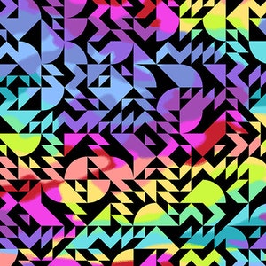 Beguiled by Libs Elliot for Andover Fabrics -  Fat Quarter of Come on Over in Black