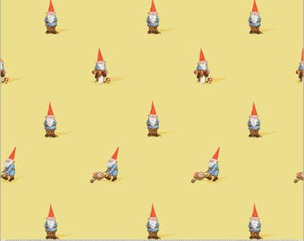 Heather Ross Studio Edit -- 54324D-2 Gnomes in Yellow