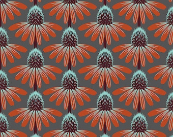 Love Always by Anna Maria Horner Fabrics for Free Spirit Fabrics - Fat quarter of Echinacea in Berry