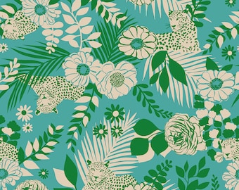 Reverie by Melody Miller for Ruby Star Society -- Fat Quarter of Verdant in Succulent