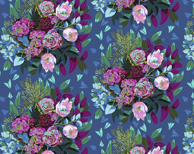 Preorder Arriving December!  Made My Day Fabric by Anna Maria Horner -- Fat Quarter of New Flame in Deeply