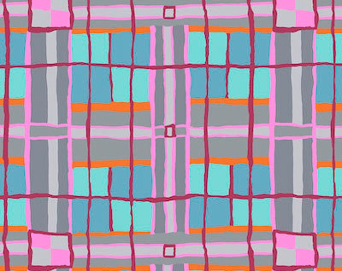 Kaffe Fassett Collective August 2022 -- Fat Quarter of Kaffe Fassett Checkmate in Grey