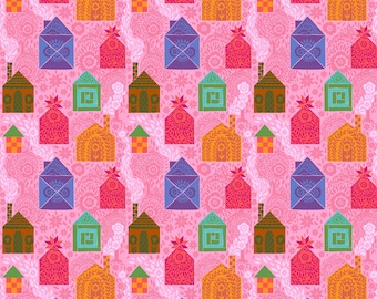 Allegory by Anna Maria Parry -- Fat Quarter of AMT146- 20C Storybook in Bubblegum