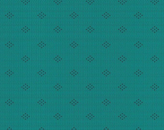 Entwine by Guicy Guice for Andover Fabrics - Fat Quarter of Intersect in Teal