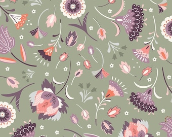 Dashwood Studio Elinor Regency Floral - Cotton Fabric - Fat Quarter
