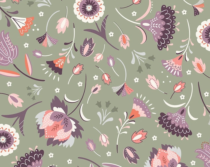Dashwood Studio Elinor Regency Floral - Cotton Fabric - Fat Quarter