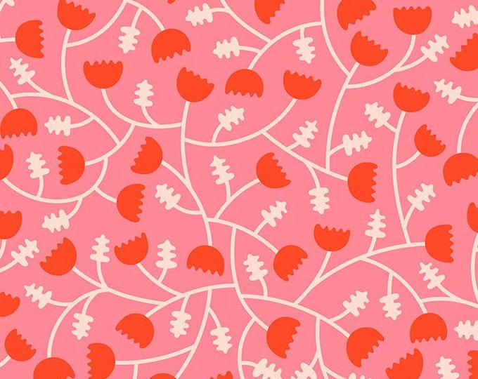 Tomato Tomahto by Ruby Star Society -- Fat Quarter of Fiore del Radiatore  in Strawberry (RS3031 13)