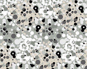 Stealth by Libs Elliot for Andover Fabrics -  Fat Quarter of Fizzle in Pewter