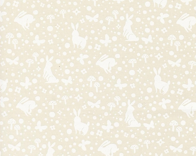 Love Letter by Lizzy House- (37127 41) -- Fat Quarter of Wonder in Eggshell White