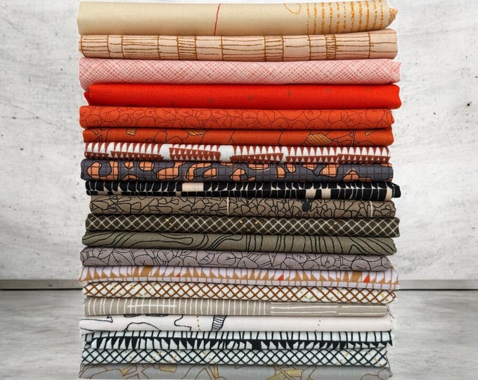 Carolyn Friedlander -  Fat Quarter Bundle of 20 Neutral Warms