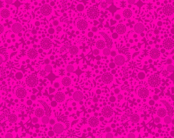 Sun Print 2022 -- Anniversary Collection by Alison Glass -- A 8137-E Endpaper in Pomegranate