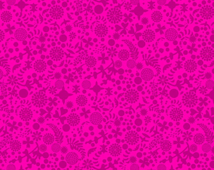Sun Print 2022 -- Anniversary Collection by Alison Glass -- A 8137-E Endpaper in Pomegranate
