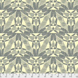 Amy Butler Natural Beauty -- Fat Quarter of Spider Web in Bone