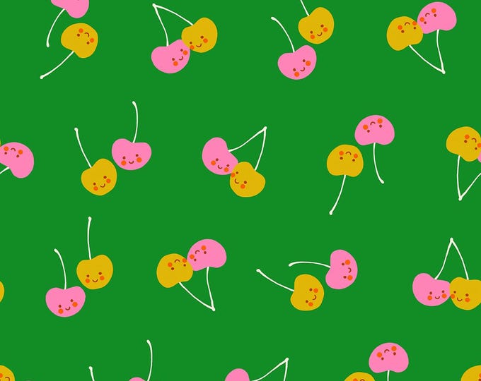 Trinketry-- (RS0112 15) Cherry in Deep Verdant by Melody Miller