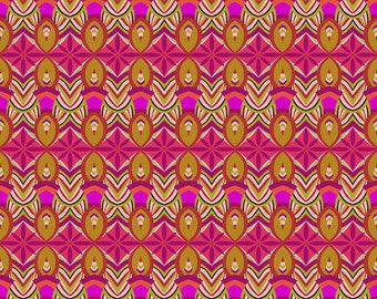 Shannon Newlin Vibrant Blooms -- Fat Quarter of Floral Burst in Pink