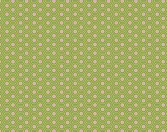 Fat Quarter Hexy in Juniper - Tula Pink's True Colors for Free Spirit Fabrics