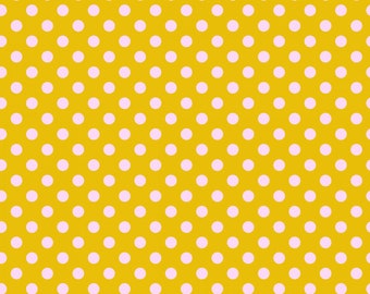 Fat Quarter Pom Poms in Marigold  - Tula Pink's All Stars Fabric for Free Spirit Fabrics
