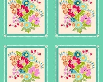 Allegory by Anna Maria Parry -- Fat Quarter of AMT144-64C Square Dance in Bright