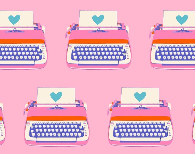 Best Day Ever -- (RS0104 14) Typewriters in Posy by Melody Miller for Ruby Star Society