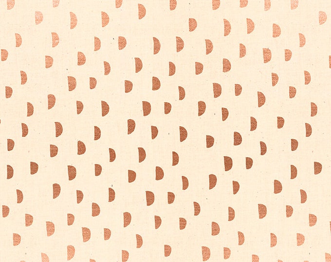 Heirloom Moons Metallic in Natural (RS4028 11M) by Alexia Marcelle Abegg for Ruby Star Society -- Fat Quarter