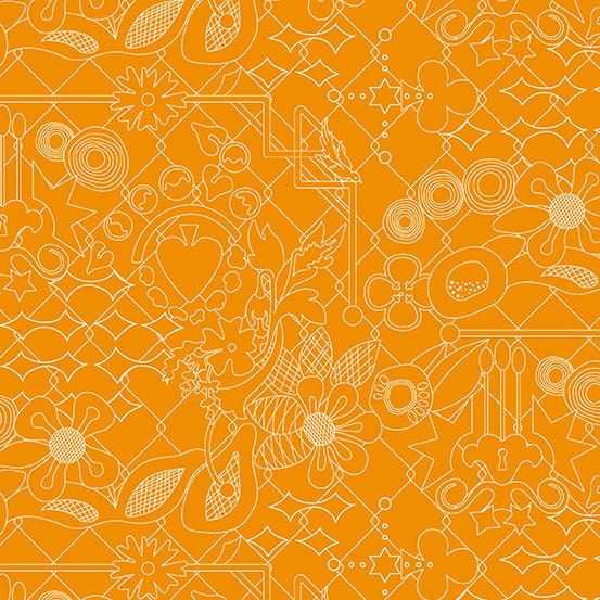 Sun Print 2022 10th Anniversary Collection Overgrown School Bus - Alison Glass - PER QUARTER METRE Sun Print 2022 10th Anniversary Collection Overgrown School Bus - Alison Glass - PER QUARTER METRE