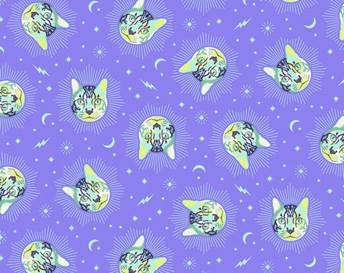 Fat Quarter Cheshire in Daydream - Tula Pink's Curiouser and Curiouser for Free Spirit Fabrics