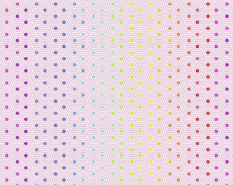 Fat Quarter Hexy in Shell - Tula Pink's True Colors for Free Spirit Fabrics