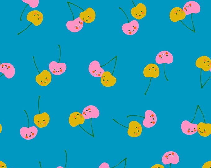 Trinketry-- (RS0112 14) Cherry in Bright Blue by Melody Miller