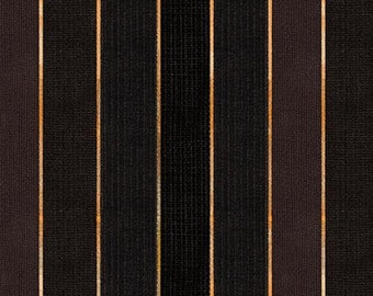 Warp and Weft Honey Jubilee in Black Metallic (RS4011 19) by Alexia Marcelle Abegg for Ruby Star Society -- Fat Quarter