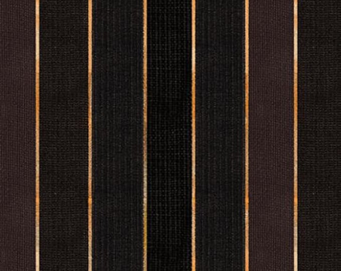 Warp and Weft Honey Jubilee in Black Metallic (RS4011 19) by Alexia Marcelle Abegg for Ruby Star Society -- Fat Quarter