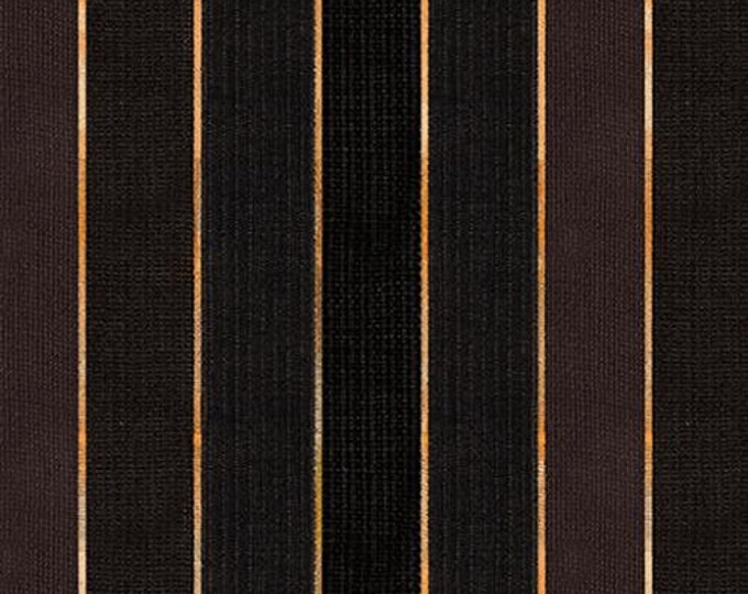 Warp and Weft Honey Jubilee in Black Metallic (RS4011 19) by Alexia Marcelle Abegg for Ruby Star Society -- Fat Quarter