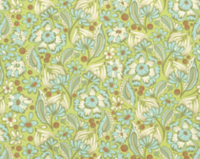 Fat Quarter Wild Vines in Mint - Tula Pink Chipper