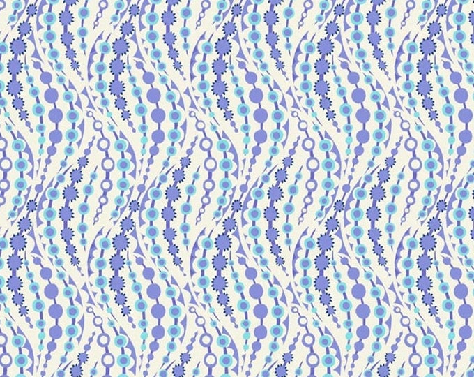 Eden by Sally Kelly for Windham Fabrics - Fat Quarter of 52812-4 Ripple in Periwinkle