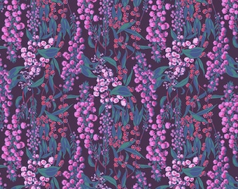 Welcome Home Fabric by Anna Maria Horner -- Fat Quarter of Adalaide in Aubergine
