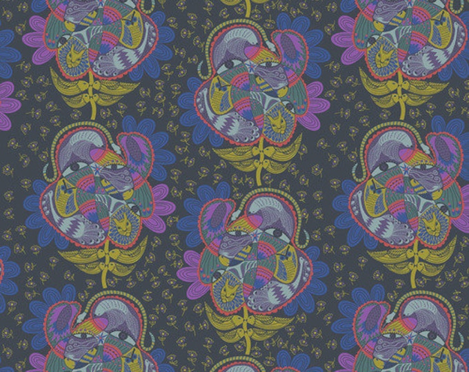 Tambourine by Anna Horner for Free Spirit Fabrics - Bird Watching in Lamplight