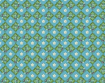 Jardin de la Reine by Odile Bailloeul for Free Spirit Fabrics - Fat quarter of Palace Garden in Garden