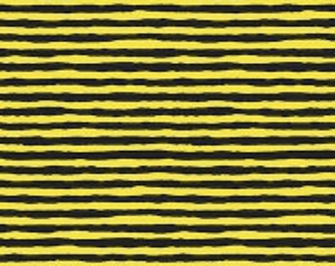 Kaffe Fassett Collective August 2022 -- Fat Quarter of Kaffe Fassett Comb Stripe in Yellow